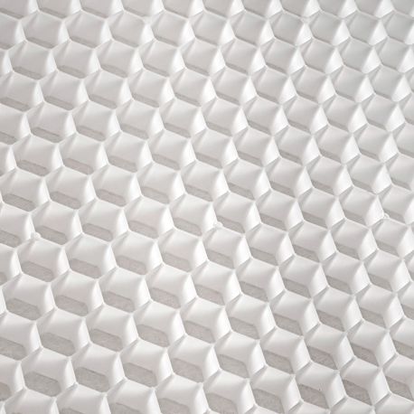 Stabilisateur de graviers 1,92 m² - Blanc - 120 X 160 X 4 cm  Blanc - Rinno Gravel