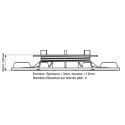 Plot pour dalle réglable 20/30 mm Jouplast