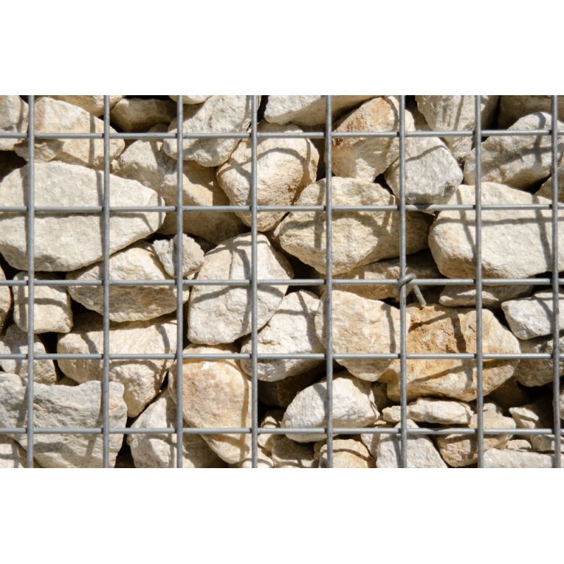 Gabion rempli - 200 x 100 x 100 cm - Maille : 5 x 10 cm