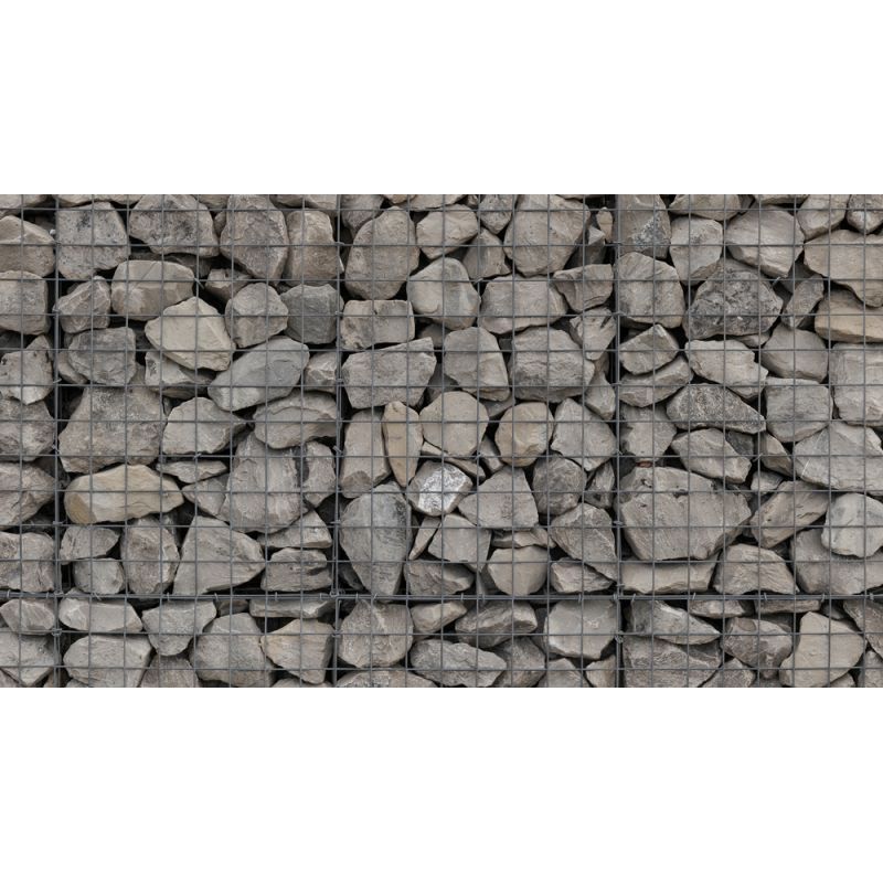 Gabion rempli - 200 x 100 x 100 cm - Maille : 5 x 10 cm