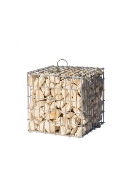 Gabion rempli - 100 x 100 x 100 cm - Maille : 5 x 10 cm