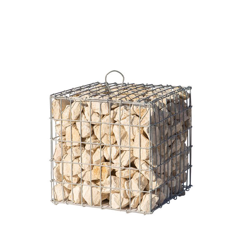 Gabion rempli - 100 x 70 x 50 cm - Maille : 5 x 10 cm