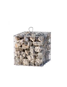 Gabion rempli - 100 x 70 x 100 cm - Maille : 5 x 10 cm