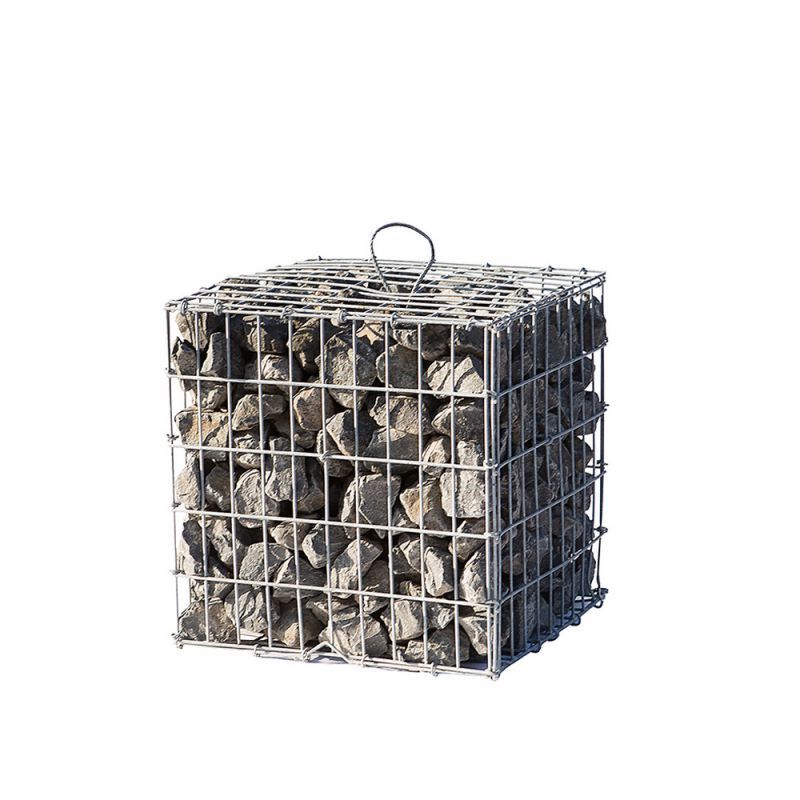 Gabion rempli - 100 x 70 x 50 cm - Maille : 5 x 10 cm