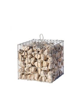 Gabion rempli - 100 x 100 x 100 cm - Maille : 5 x 10 cm