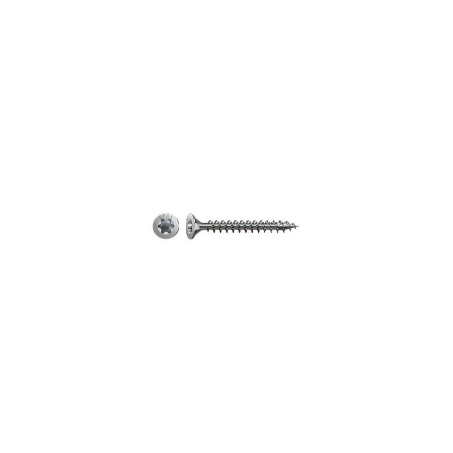 Vis Spax universelle T-Star+ inox A2 5 x 50/32 mm Torx T20 filetage partiel 200 vis