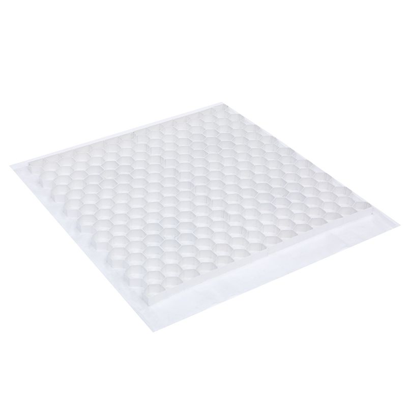 Stabilisateur de gravier 129 XS 800 x 800 x 29 mm Blanc Nidagravel