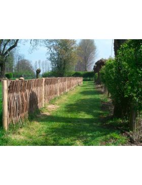 Ganivelle 3m de VOSS.garden clôture en noisetier, intervalle