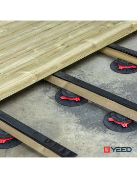 Verstelbare terrasdrager voor balk 40/60 mm - YEED